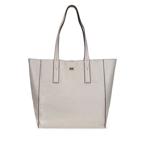 michael kors junie large tote - pearl grey|michael kors tote bag sale.